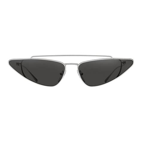 prada ultravox cat eye sunglasses black silver|Prada Ultravox Cat Eye Frame Sunglasses .